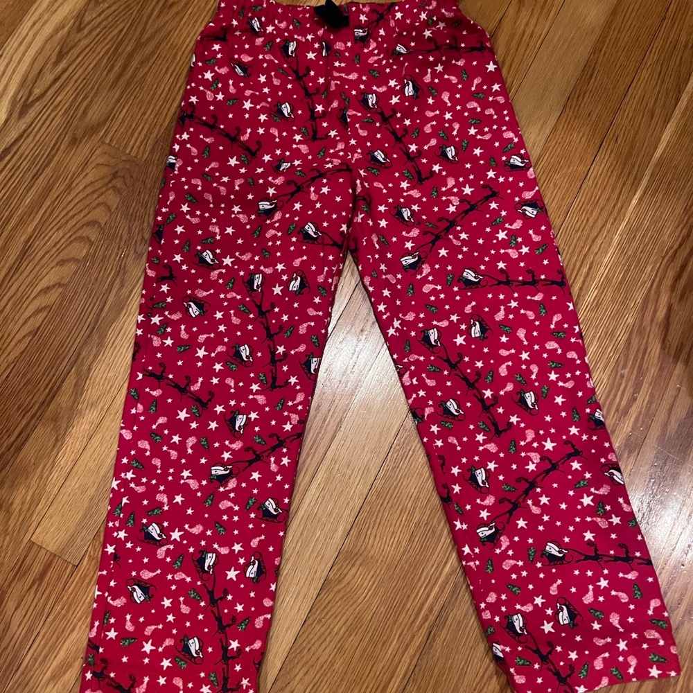 VV, Flannel Pajama Pants, Christmas, Youth S (8-10), Worn twice, Perfect cond